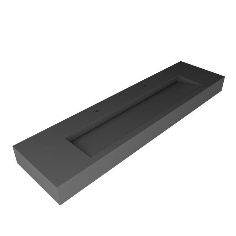 Orren Ellis Boyter 72" Rectangular Vessel Bathroom Sink with Ramp Basin & Reviews Wayfair